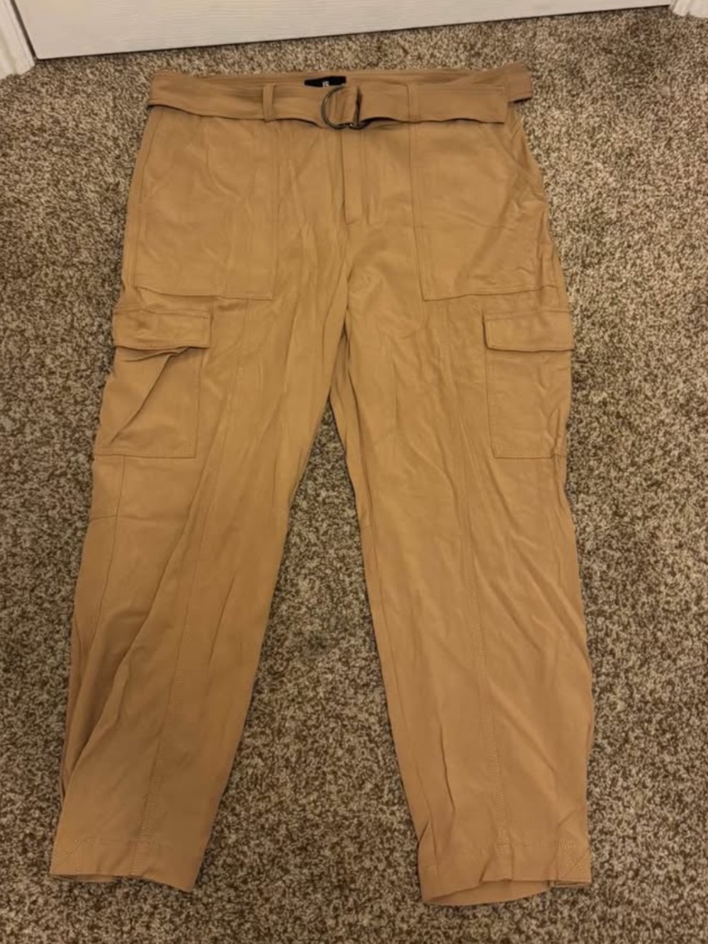 Banana Republic Women's Tan Cargo Trousers with Belt